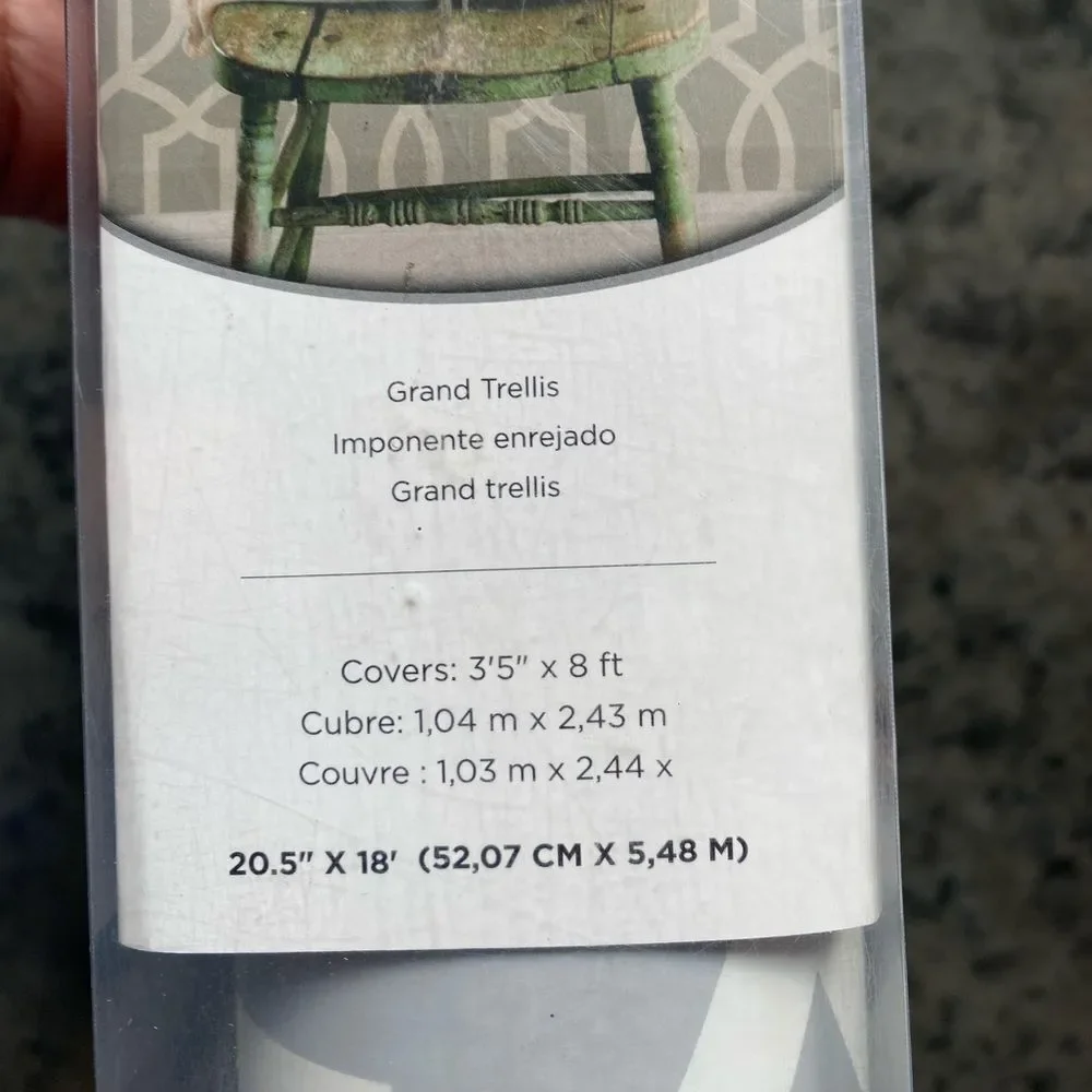 NIB Wall Pops! Nu Wallpaper Style Gran Trellis